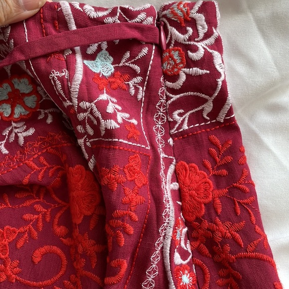 Embroidered Ruffle Mini Skirt - Picture 6 of 6